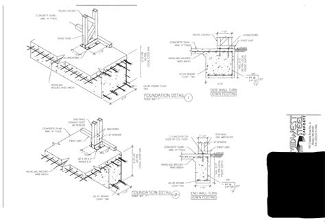 steel structure foundation details